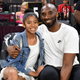 Gianna Bryant and her father, former NBA player Kobe Bryant, attend the WNBA All-Star Game 2019 at the Mandalay Bay Events Center on July 27, 2019, in Las Vegas.